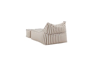 Loungestol Lænestol Redang Beige - Hvid/ beige - Møbler - Børnemøbler - Børnestol - Puf & sækkestol børn