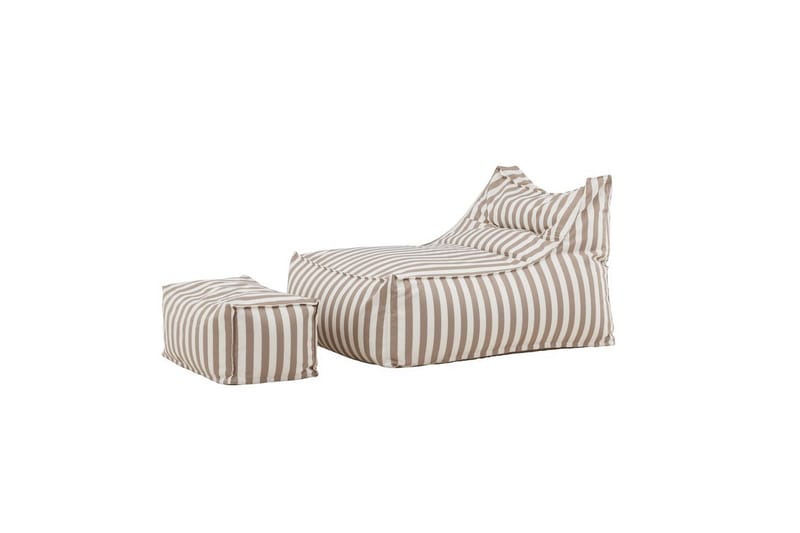 Loungestol Lænestol Redang Beige - Hvid/ beige - Møbler - Børnemøbler - Børnestol - Puf & sækkestol børn