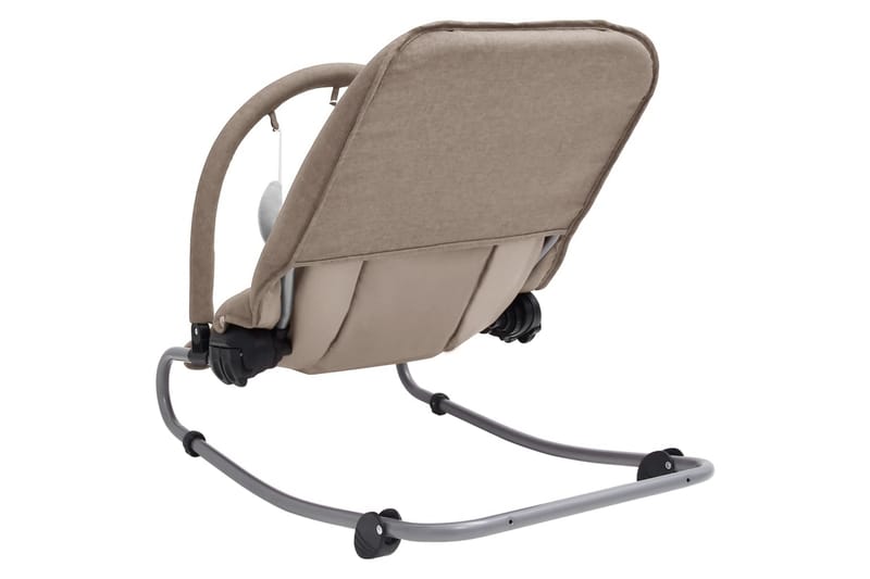 skråstol til baby stål gråbrun - Gråbrun - Børne lænestol
