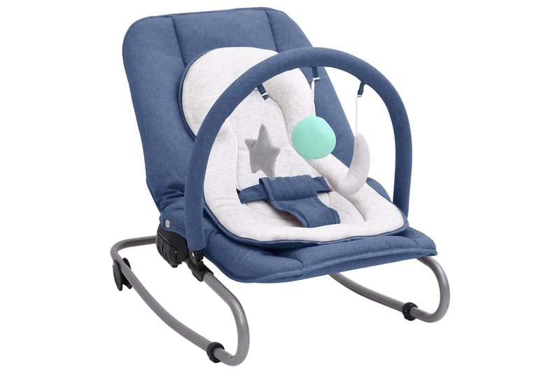 skråstol til baby stål marineblå - Blå - Børne lænestol