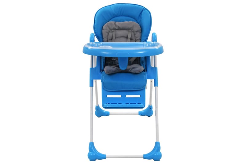 højstol blå og grå - Blå|Grå - Spisestol til børn
