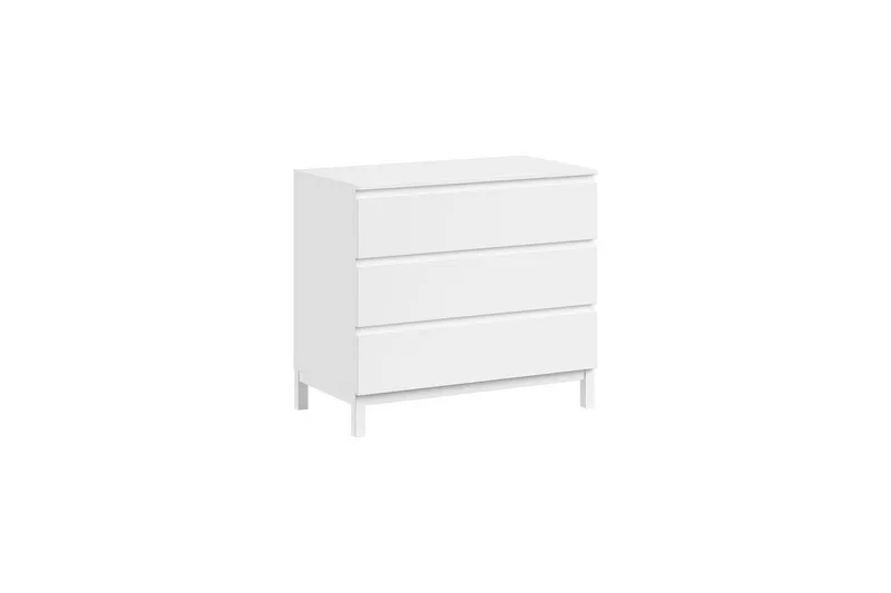 Byrå med skötbord babysäng garderob Jaxx Eva Jaxx White - Møbler - Børnemøbler - Børnemøbelsæt