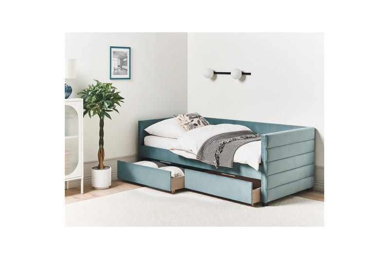 Daybed med opbevaring Marray - Grøn - Møbler - Børnemøbler - Børneseng & juniorseng