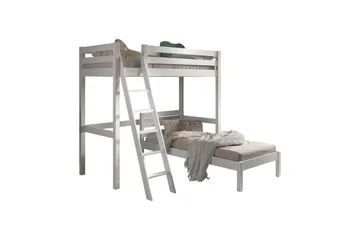 Enkeltseng og matchende sammenrullelig lamelbund Pino Mezzanine 90 x 200 cm - 90 x 200 cm - Møbler - Børnemøbler - Børneseng & juniorseng