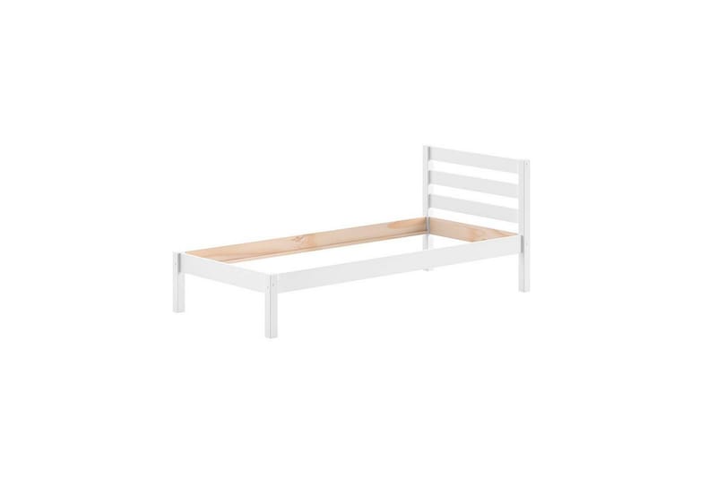 Enkeltseng og matchende sammenrullelig lamelbund Pino Mezzanine 90 x 200 cm - 90 x 200 cm - Møbler - Børnemøbler - Børneseng & juniorseng