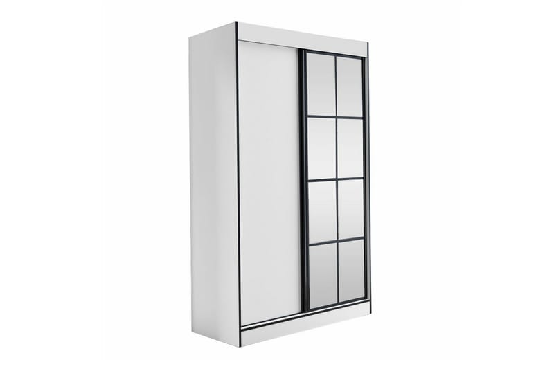 Aberfelt Børneskab 120x216 cm - Hvid - Møbler - Børnemøbler - Opbevaring børneværelse - Børneskab