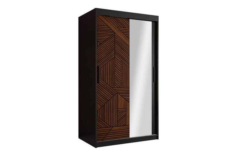 Dunvegan Garderobe 100x200 cm - Sort - Møbler - Børnemøbler - Opbevaring børneværelse - Børneskab
