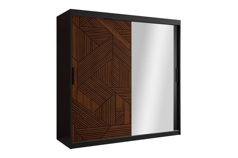 Dunvegan Garderobe 180x200 cm - Sort - Møbler - Børnemøbler - Opbevaring børneværelse - Børneskab
