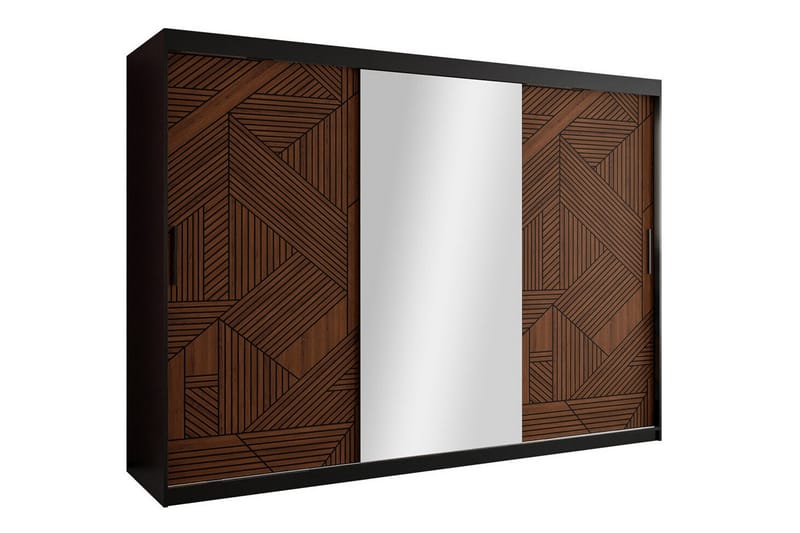 Dunvegan Garderobe 250x200 cm - Sort - Møbler - Børnemøbler - Opbevaring børneværelse - Børneskab