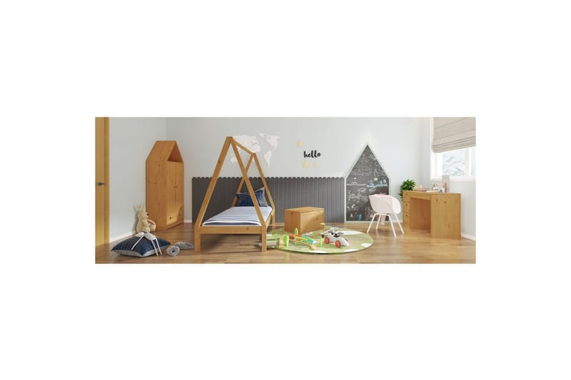 Legetøjskasse/Kiste Alpi 70x40x40 cm, Natur - 70x40x40 cm, Natur - Møbler - Børnemøbler - Opbevaring børneværelse - Opbevaring legetøj - Legetøjskasse