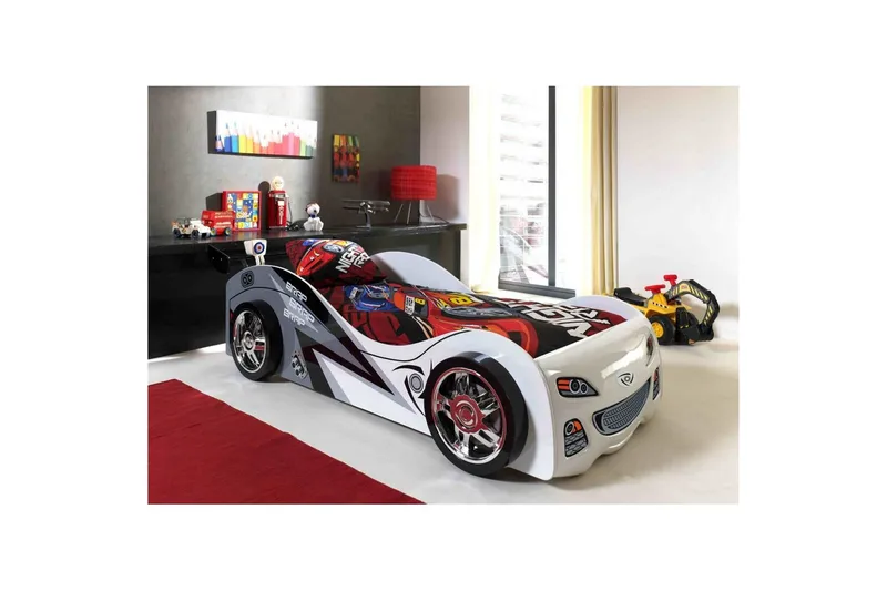 Seng Bil 90x200 cm Med madras, Med madras