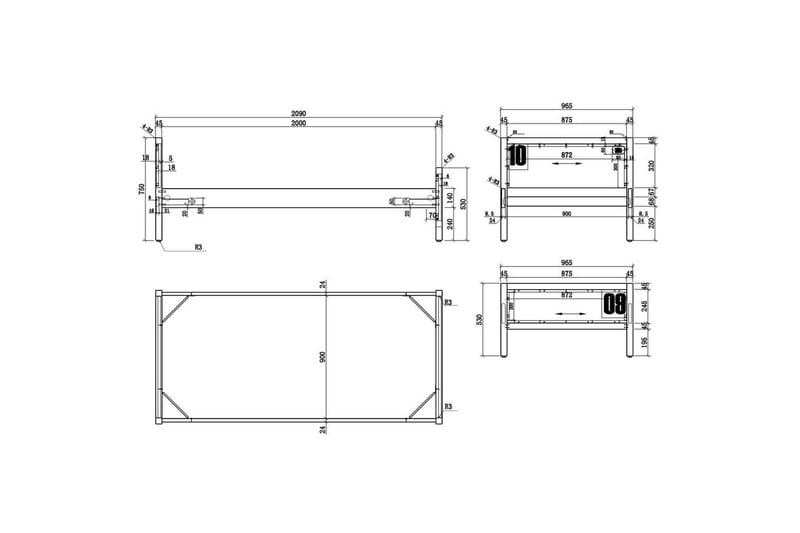 Seng med skuffe Alex - Møbler - Børnemøbler - Børneseng & juniorseng