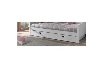 Seng med skuffe Amori 90 x 200 cm Hvid - Møbler - Børnemøbler - Børneseng & juniorseng