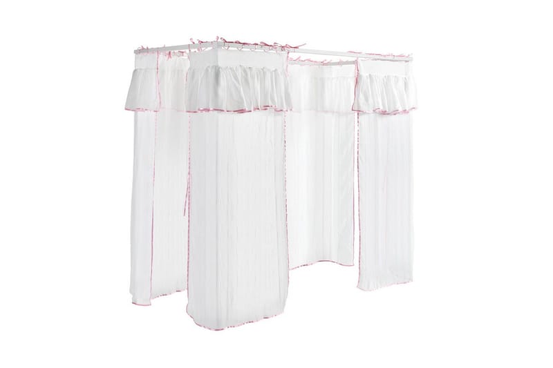 Seng med tekstilsæt Amori Hvid - Møbler - Børnemøbler - Børneseng & juniorseng