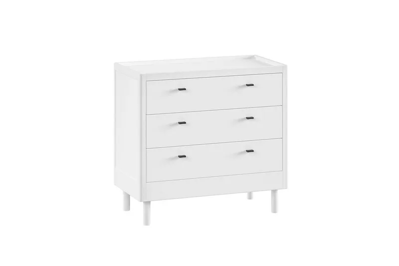 Spjälsäng med byrå Jaxx Forrest Jaxx White - Møbler - Børnemøbler - Børnemøbelsæt