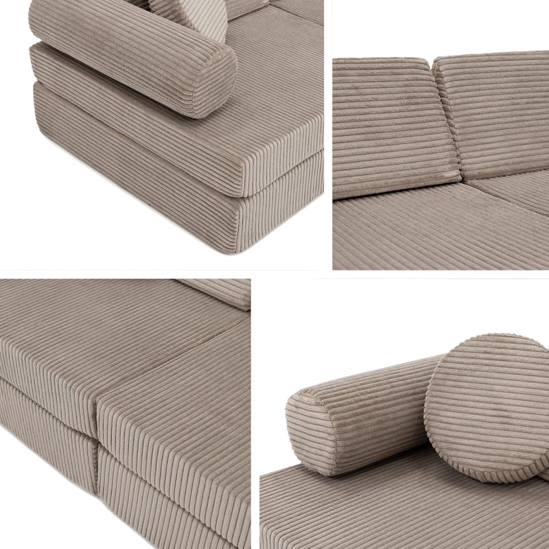 Tharosin 2-personers børnesofa - beige - Møbler - Børnemøbler - Børnesofa