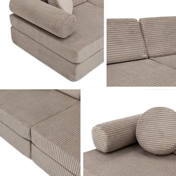 Tharosin Børnesofa - Brun - Møbler - Børnemøbler - Børnesofa