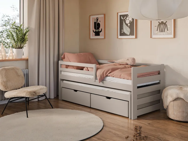 Tynor Juniorseng 80x200 cm - Beige - Møbler - Børnemøbler - Børneseng & juniorseng