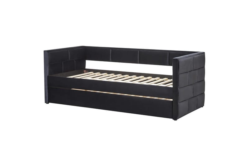 Uddragelig seng Chavonne - Sort - Møbler - Børnemøbler - Børneseng & juniorseng