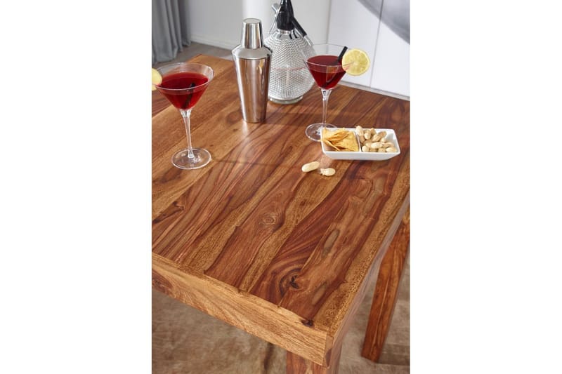 Barbord Wohnling Stabilt massivt træ Sheesham 80 x 80 x 110 cm - Møbler - Borde - Barbord & ståbord