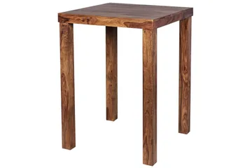 Barbord Wohnling Stabilt massivt træ Sheesham 80 x 80 x 110 cm - Møbler - Borde - Barbord & ståbord