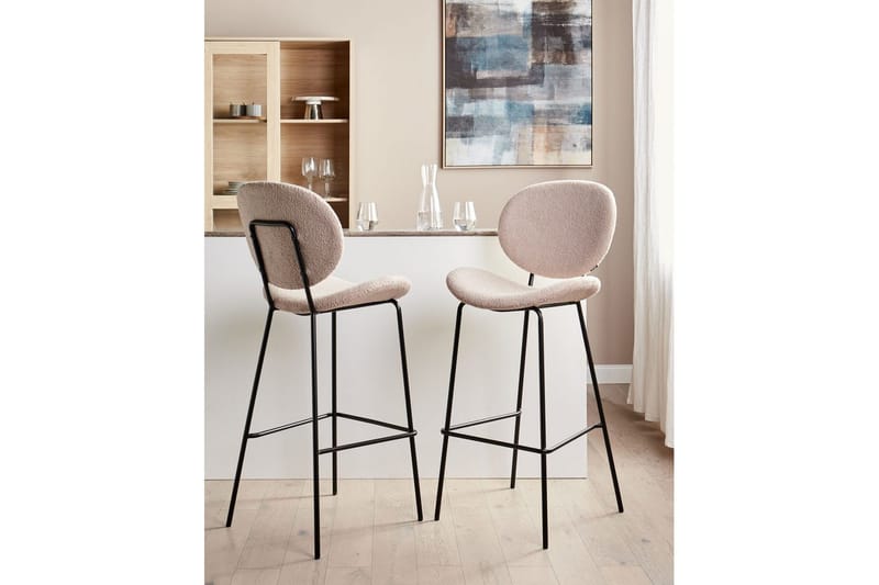 Bargrupp Ljusbeige - Møbler - Stole & lænestole - Barstole