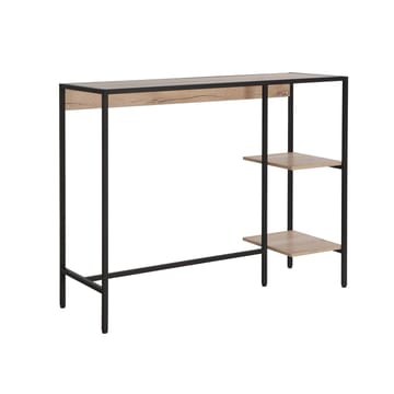 Barsæt HOME4YOU Hedvig bord og 2 barstole ask/sort - Ask/sort - Møbler - Borde