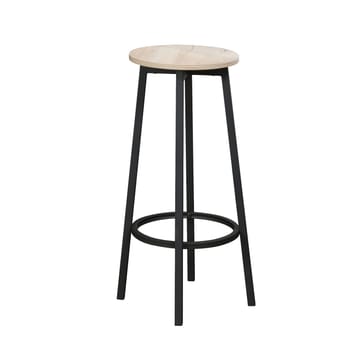 Barsæt HOME4YOU Hedvig bord og 2 barstole ask/sort - Ask/sort - Møbler - Borde