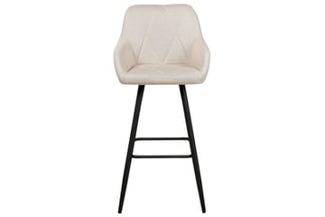 Barstol Beliani Darien set om 2 Grön-Svart Ljusbeige - Møbler - Stole & lænestole - Barstole