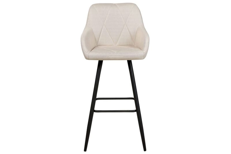 Barstol Beliani Darien set om 2 Grön-Svart Ljusbeige - Møbler - Stole & lænestole - Barstole