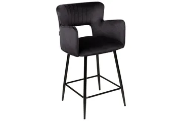 Barstol Beliani Sanilac set om 2 Blå-Svart Black VALUE_MISSING_18021 - Møbler - Stole & lænestole - Barstole