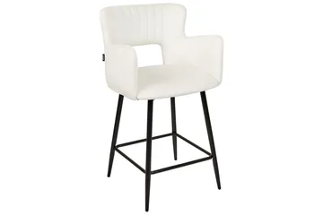 Barstol Beliani Sanilac set om 2 Blå-Svart Cream white VALUE_MISSING_18024 - Møbler - Stole & lænestole - Barstole