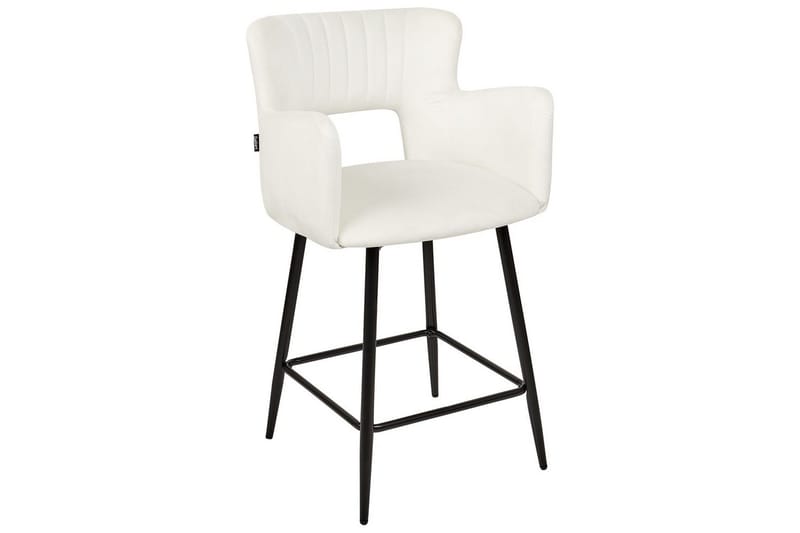 Barstol Beliani Sanilac set om 2 Blå-Svart Cream white VALUE_MISSING_18024 - Møbler - Stole & lænestole - Barstole