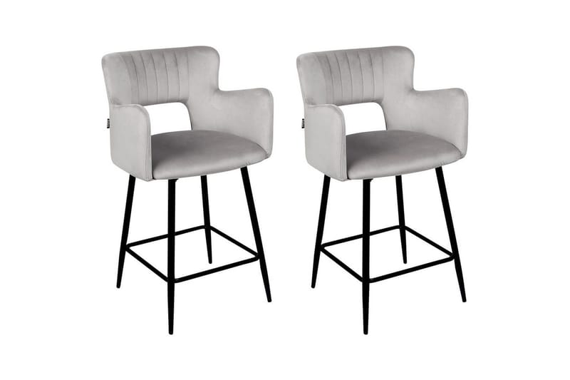 Barstol Beliani Sanilac set om 2 Blå-Svart Light grey VALUE_MISSING_18022, undefined