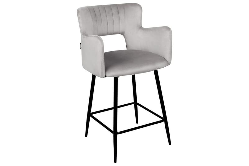 Barstol Beliani Sanilac set om 2 Blå-Svart Light grey VALUE_MISSING_18022 - Møbler - Stole & lænestole - Barstole