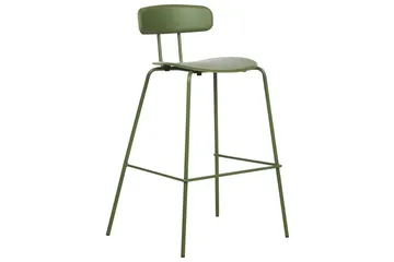 Barstol Beliani Sibley set om 2 Grön Green - Møbler - Stole & lænestole - Barstole