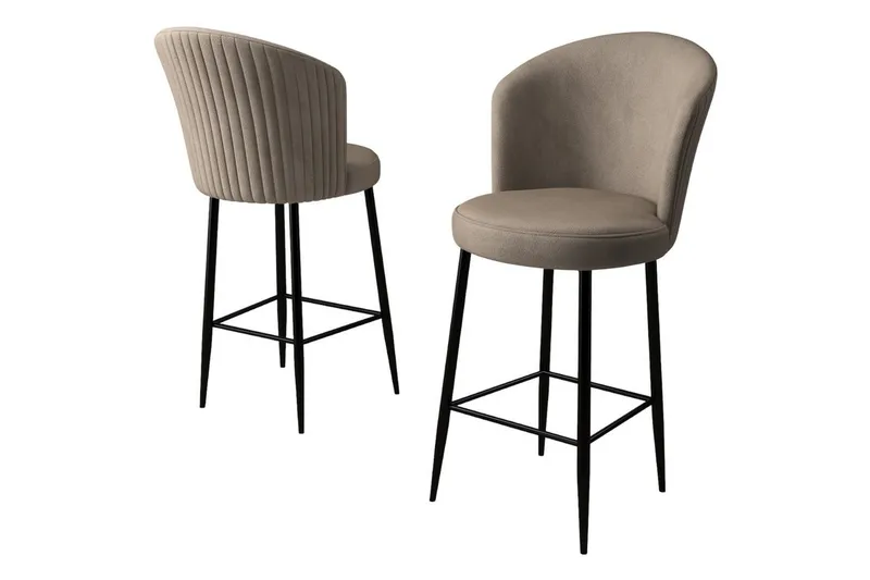 Barstole Redlands Cappuccino / Sort - Cappuccino / Sort - Møbler - Stole & lænestole - Barstole