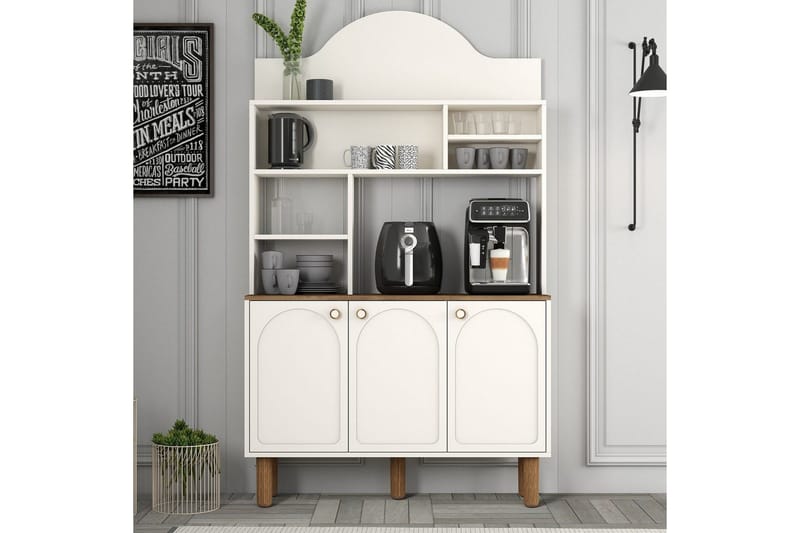 Bohemian Barsæt 120 cm - Cremevhid - Møbler - Borde
