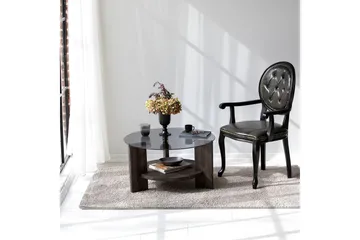 Mumondo Sofabord 75 cm Sort/Mørk Brun - Hanah Home - Møbler - Borde - Sofabord