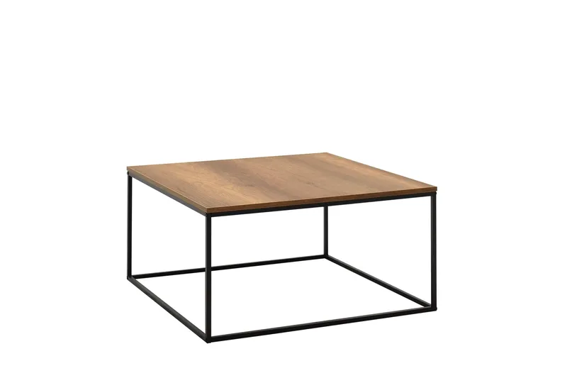 Ajmit Sofabord 80x80 cm Brun - Hanah Home - Møbler - Borde - Sofabord