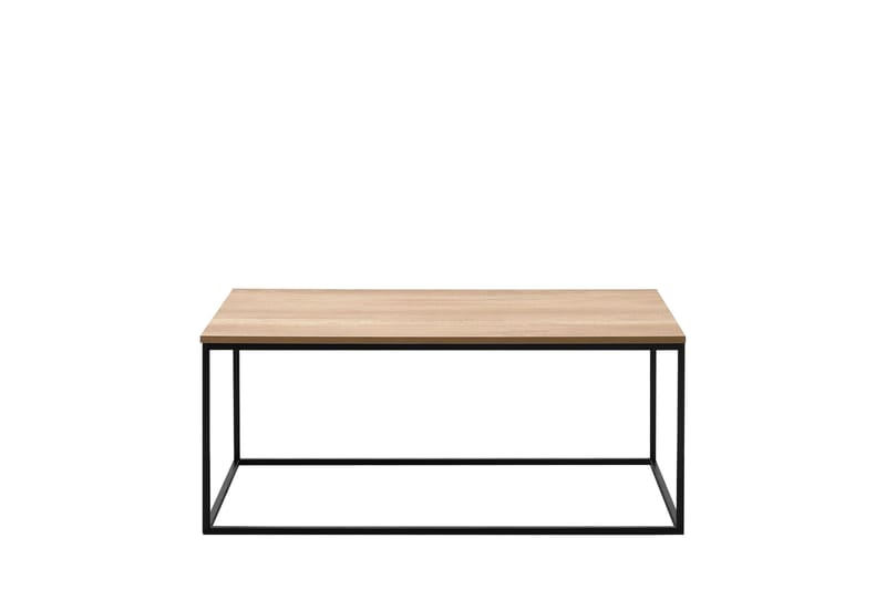 Ajmit Sofabord 100x60 cm Brun/Sort - Hanah Home - Møbler - Borde - Sofabord