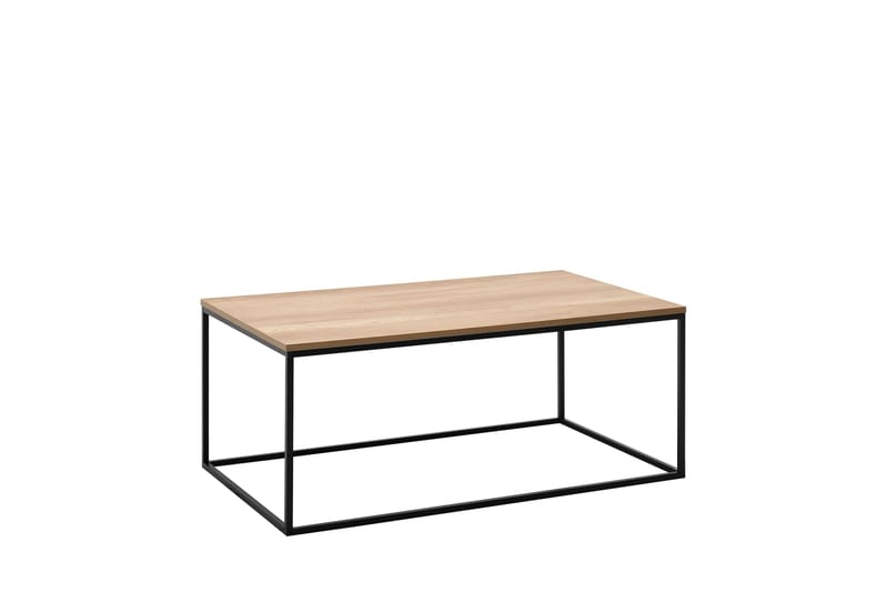 Ajmit Sofabord 100x60 cm Brun/Sort - Hanah Home - Møbler - Borde - Sofabord