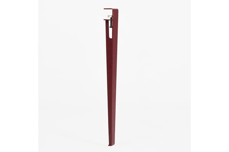 Eurotas Spisebord 120x60 cm Hvid/Rød - Hanah Home - Møbler - Borde - Spisebord og køkkenbord