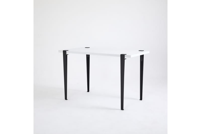 Elaea Sminkebord 45x75 cm Hvid/Sort - Hanah Home - Møbler - Borde - Sminkebord & konsolbord