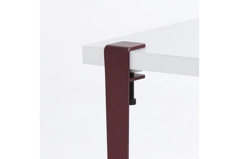 Halicheron Sofabord 60x60 cm Hvit/Rød - Hanah Home - Møbler - Borde - Sofabord