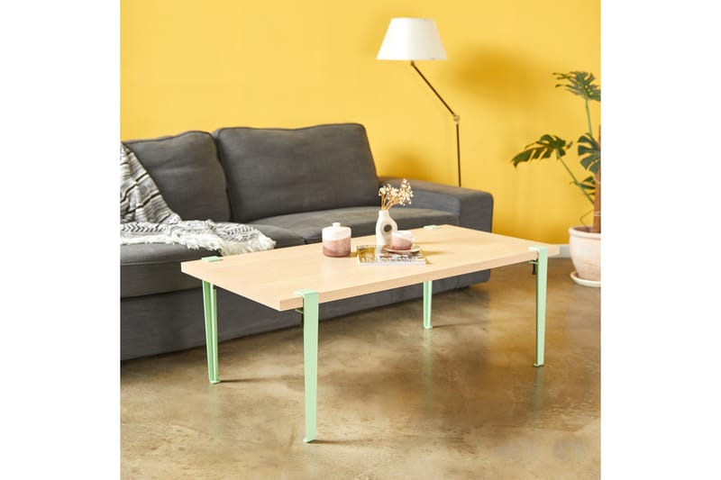 Fonissa Sofabord 120x60 cm Brun/Blå - Hanah Home - Møbler - Borde - Sofabord