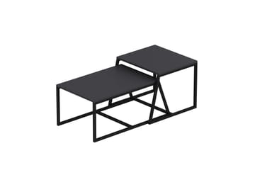 Minimal Sofabord 75x50 cm Sort