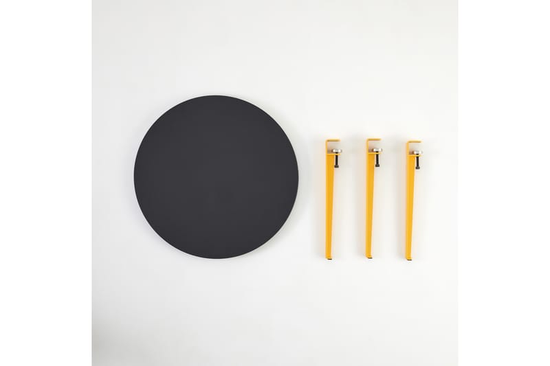 Fregoia Sofabord 60 cm Sort/Guld - Hanah Home - Møbler - Borde - Sofabord