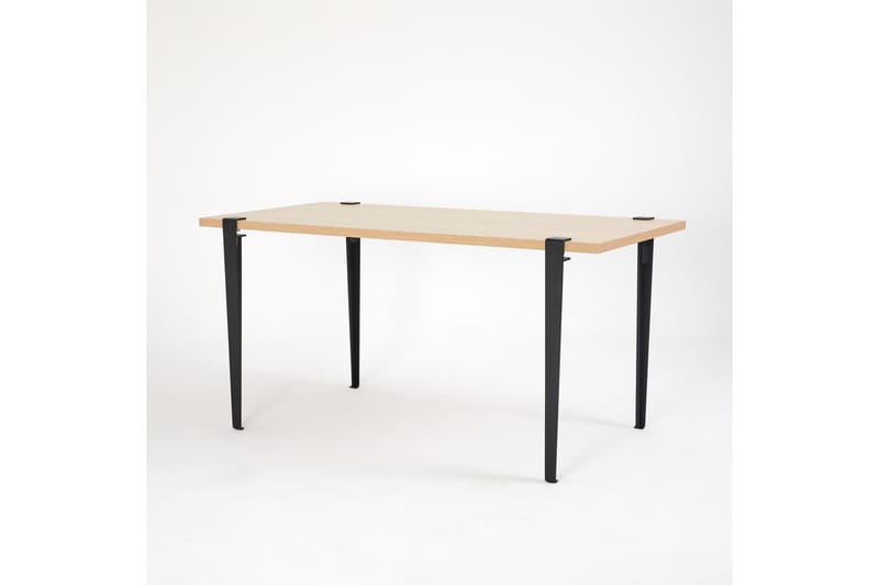 Pineios Spisebord 150x75 cm Brun/Sort - Hanah Home - Møbler - Borde - Spisebord og køkkenbord