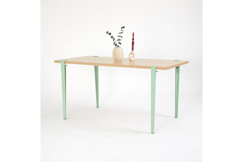 Pineios Spisebord 150x75 cm Brun/Blå - Hanah Home - Møbler - Borde - Spisebord og køkkenbord